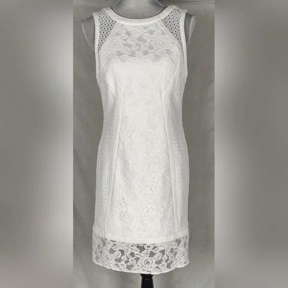 Julia Jordan White Cocktail Dress - Picture 1 of 7